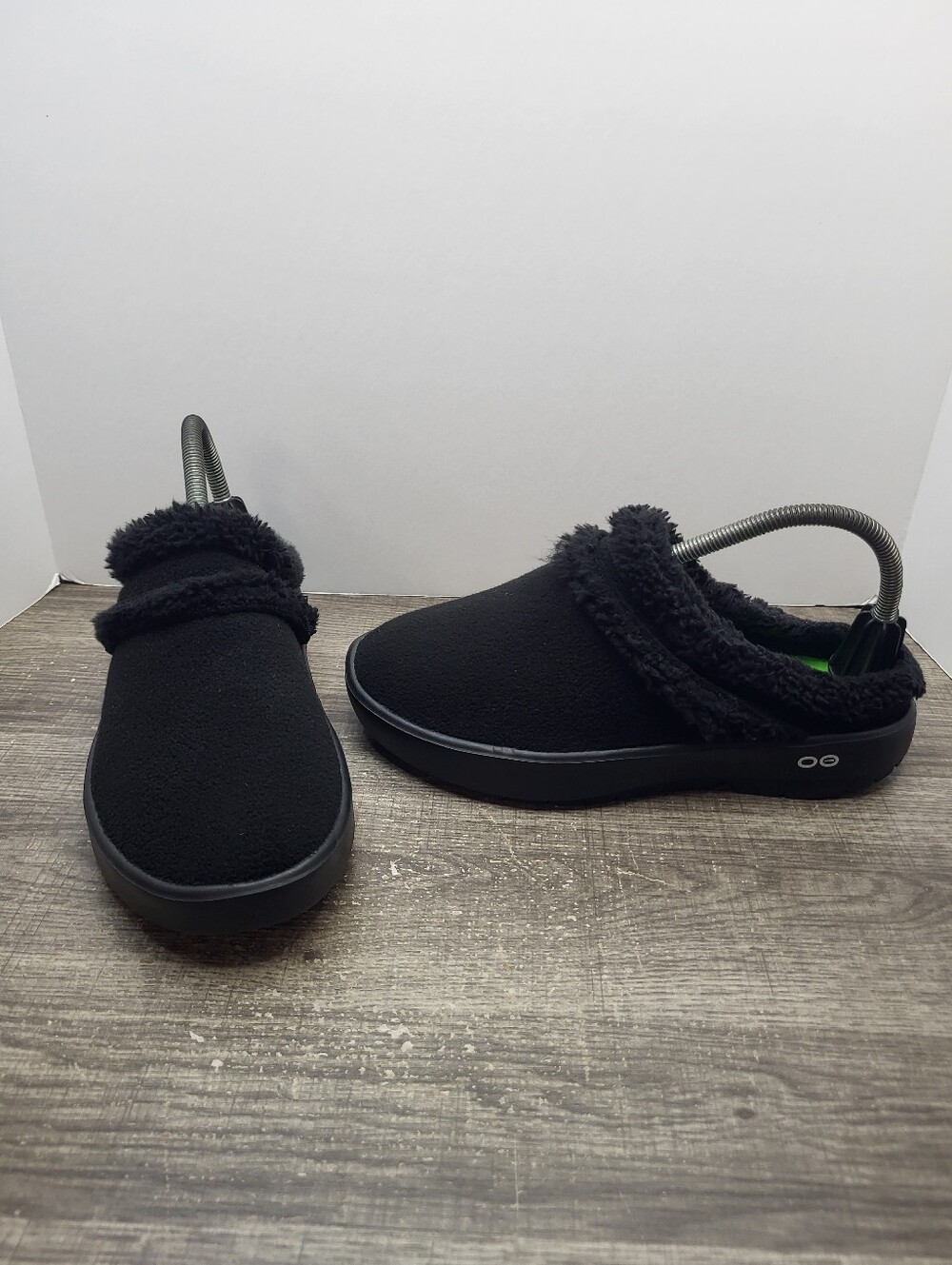 Oofos Oocoozie Mule Clog Slip-on Shoes Black Sz US Women's Size 9